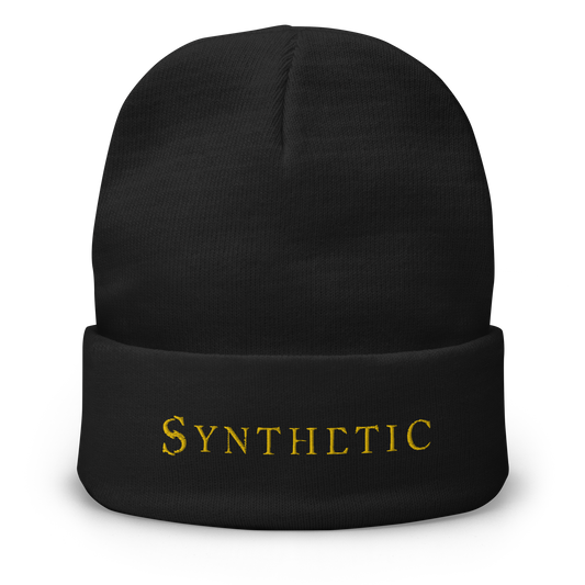SYNTHETIC Beanie (Yellow Embroidery)