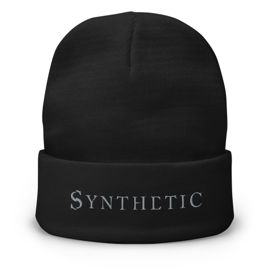 SYNTHETIC Beanie (Grey Embroidery)